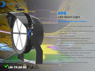 600W LED الرياضة الإضاءة هيكل كامل بالوعة الحرارة لمجال الاستاد الرياضي مع أقلام الليزر
