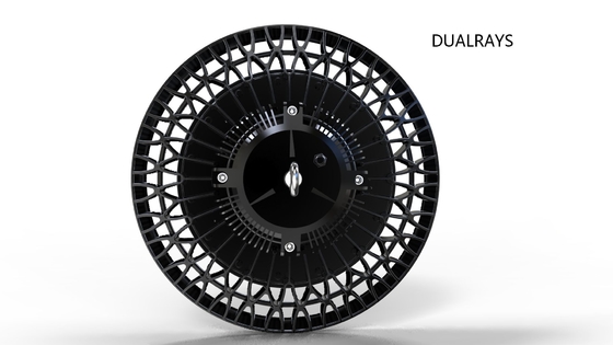 120 درجة زاوية شعاع LED تركيبات إضاءة خليج عالية Dualrays 150W مصدر لحوض بناء السفن / المناجم