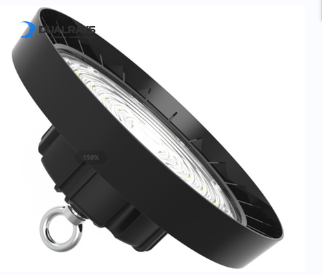 تركيبات أضواء LED UFO الصناعية 100W 150W 200W 110 درجة زاوية الشعاع إضاءة خليج عالية