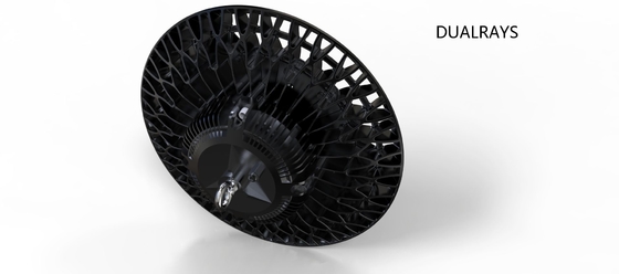 وميض خالٍ من الوميض UFO LED High Bay Light IK08 Meanwell LUXEON 100W 140LPW IP65