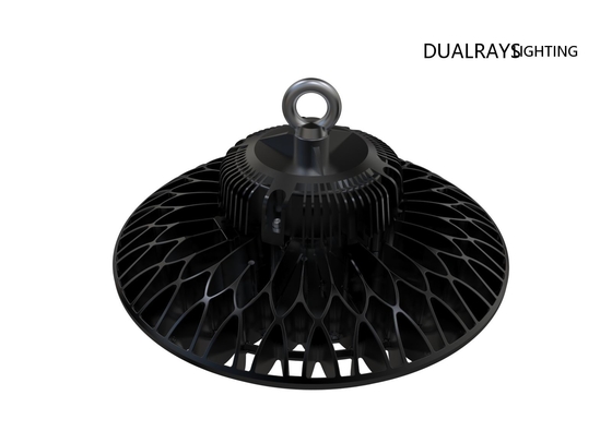 PIR Dimming Sersor 140LPW 200W UFO LED High Bay Light Bell IP65 Bean Angles اختياري