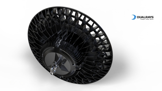 PIR Dimming Sersor 140LPW 200W UFO LED High Bay Light Bell IP65 Bean Angles اختياري