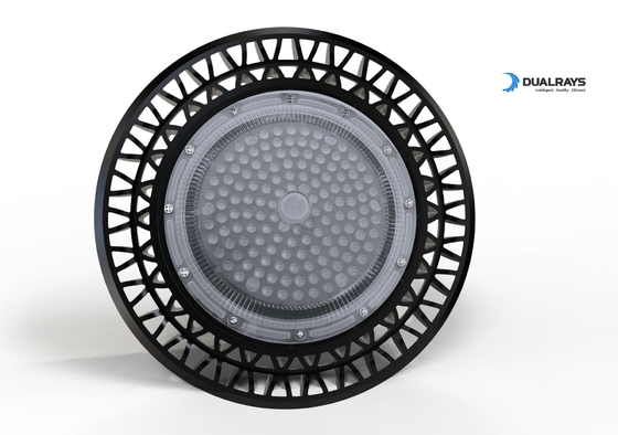 PIR Dimming Sersor 140LPW 200W UFO LED High Bay Light Bell IP65 Bean Angles اختياري