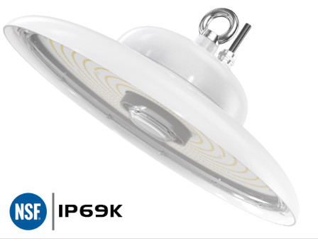 NSF UFO High Bay Standard تصميم معتمد لصناعة الأغذية IP69K IK10