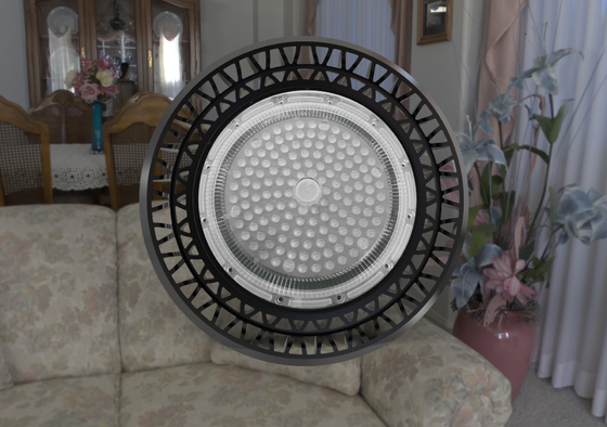 لمبات الإضاءة UFO LED High Bay 150W 60 ° 90 ° 110 ° ضمان اختياري لمدة 5 سنوات