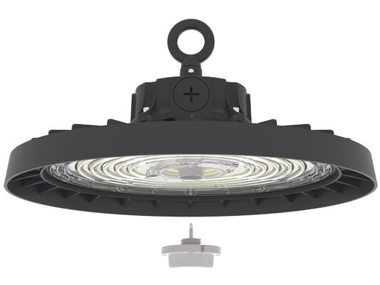 HB3H DIP الطاقة القابلة للتبديل و 3CCT UFO LED High Bay Light 100W 150LPW مع وظيفة الطوارئ اختياري