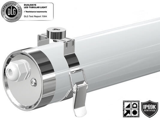 5ft 50W IP69K IK10 LED Tri Proof Light للتخزين الإضاءة