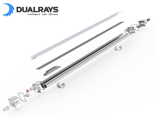 مصباح DUALRAYS D5 LED المقاوم للرطوبة مع طاقة قابلة للتبديل/3CCT عبر مفتاح DIP والأسلاك المارة