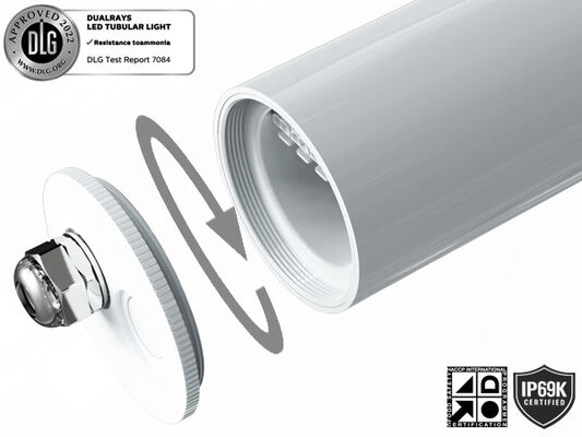 غبار الماء برهان LED ثلاثي ضوء 160LPW 20W 30W 40W 50W PIR مستشعر T8 أنابيب استبدال
