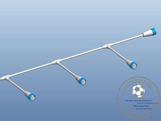 Dualrays F5 Series LED Flood light 1000W LED إضاءة رياضية خارجية Meanwell Sosen Driver اختياري