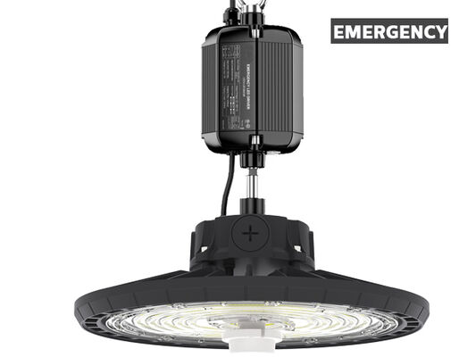 DUALRAYS HB2 DIP طاقة قابلة للتحويل و3CCT UFO LED Highbay Light مع عتبة ضوء النهار | مستشعر الميكروويف مع عتبة ضوء النهار أو حصاد ضوء النهار| الطوارئ اختياري