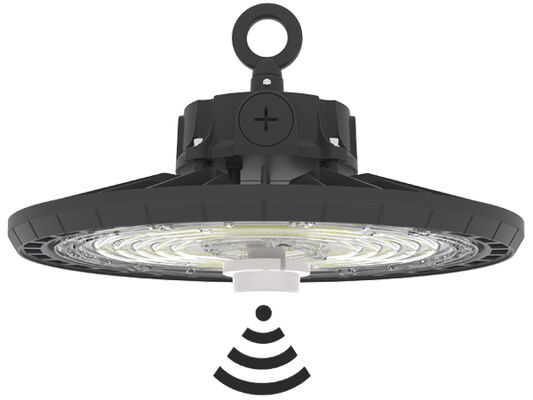 DUALRAYS HB2 DIP طاقة قابلة للتحويل و3CCT UFO LED Highbay Light مع عتبة ضوء النهار | مستشعر الميكروويف مع عتبة ضوء النهار أو حصاد ضوء النهار| الطوارئ اختياري