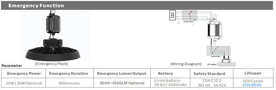 DUALRAYS LIGHTING HB5 مصباح LED صناعي عالي الإضاءة IP66 IK07 إضاءة بدرجة حرارة عالية -40 درجة مئوية إلى 100 درجة مئوية 100 واط ورشة تزوير الفولاذ SMD3535 LED سيراميك