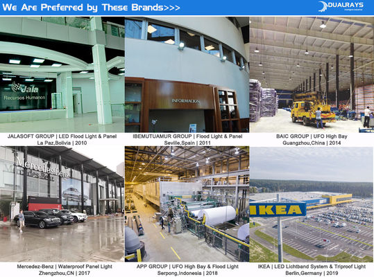 ضوء LED عالي الإضاءة يتميز بمشغل Meanwell وحماية IP66 والعديد من أدوات التحكم في المستشعرات للتطبيقات الصناعية