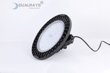 140LPW بقيادة UFO High Bay Lighting 200W ورشة عمل مستودع المصنع الصناعي