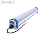Dualrays D2 سلسلة 20W غطاء أكريليك LED ثلاثي إثبات الضوء IP66 LED أضواء أنبوبية لورشة العمل
