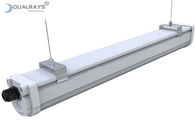 Dualrays D2 Series 50W LED الصناعية ثلاثي إثبات ضوء 5ft مستشعر الميكروويف هيكل بلاستيكي كامل لمركز المعارض
