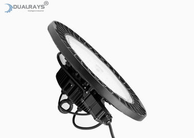 أبيض دافئ UFO LED High Bay Light 200W قوي يموت الصب الألومنيوم الإنارة