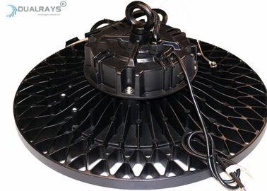 200W IP65 UFO أدى ضوء ارتفاع خليج عالية الكفاءة 140LPW 1-10VDC DALI PIR الاستشعار