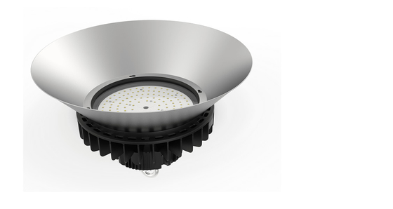 UFO LED High Bay Light 150W AC100V - 270V غطاء الكمبيوتر الأبيض يعتم 1-10V