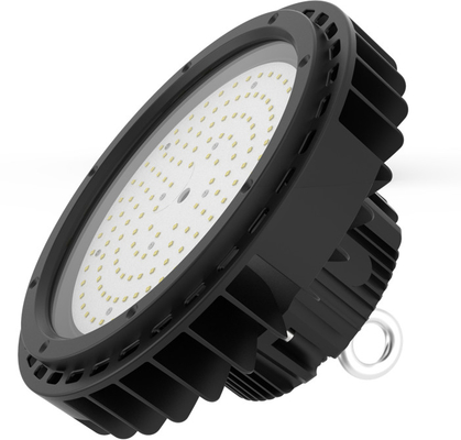 UFO LED High Bay Light 150W AC100V - 270V غطاء الكمبيوتر الأبيض يعتم 1-10V