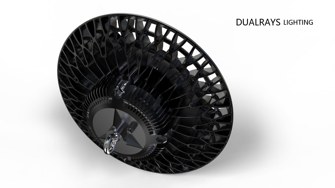 UFO LED High Bay Light CE CB SAA TUV GS مع مستشعر الحركة القابل للتوصيل وضمان 5 سنوات
