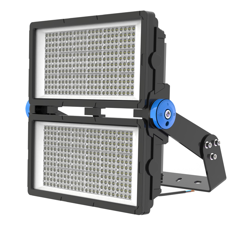 500W IP66 LED ملعب ضوء لضوء الصاري 180 درجة قابل للتعديل قوس أوروبي