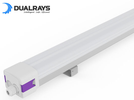 DUALRAYS D5 LED ضوء مقاوم للرطوبة مع طاقة قابلة للتحويل DIP / كفاءة 3CCT 160LPW مع متوسط ​​عمر مفيد لوحدة الإنارة 62.000 ساعة (L80B10)