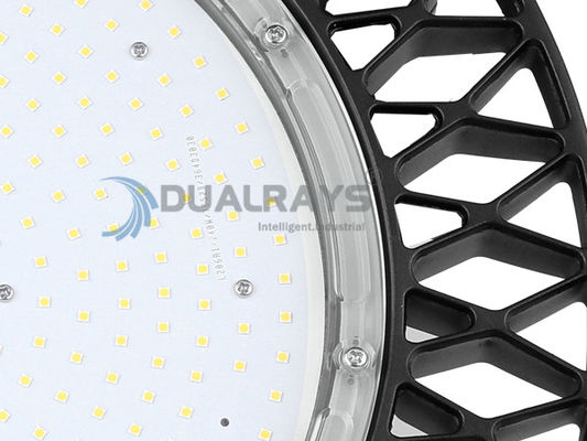 PIR Dimming Sersor 140LPW 200W UFO LED High Bay Light Bell IP65 Bean Angles اختياري